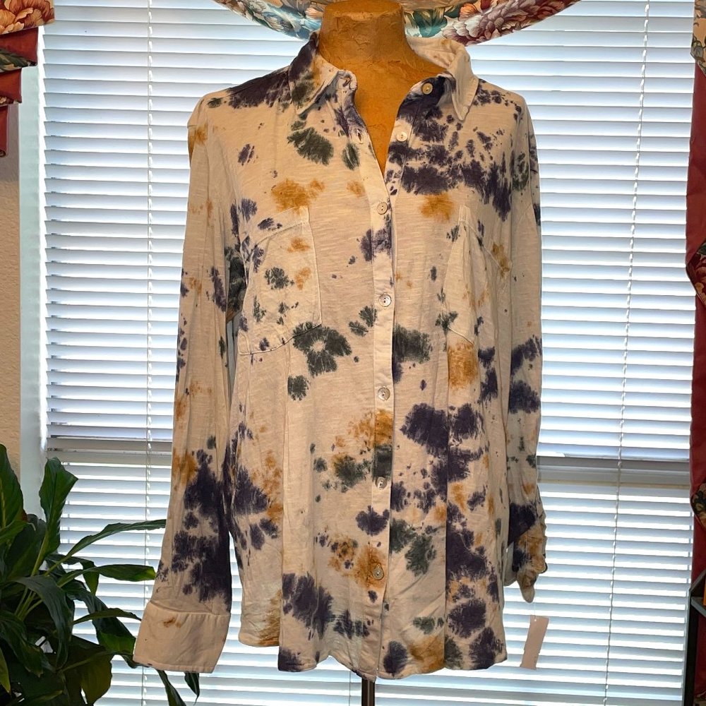 NWT $100 Sedona Tie Dye Nell Shirt CAITE S 6 8